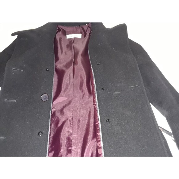 CALVIN KLEIN Women's Size 10 Blazer Jacket Wool/Cashmere Business Black - Picture 3 of 8